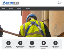 Tablet Screenshot of deltatech.gr